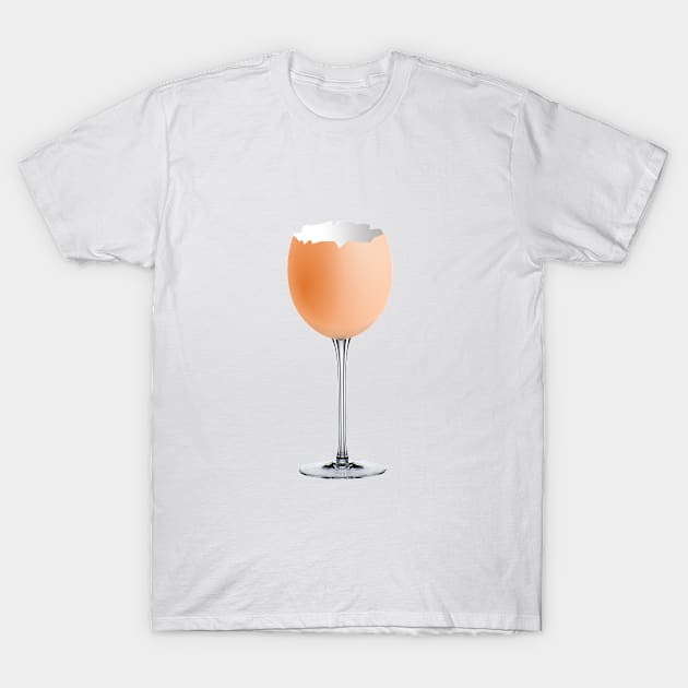 Wineglass T-Shirt by igorkalatay